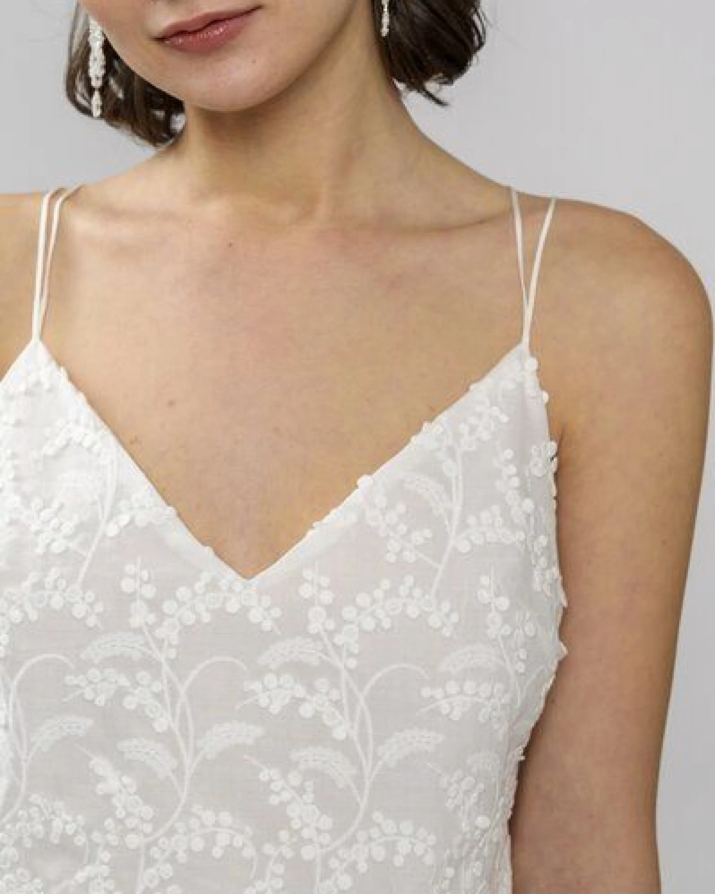 Atelier SNOW Braut-Trägertop Lily – Ansicht 3
