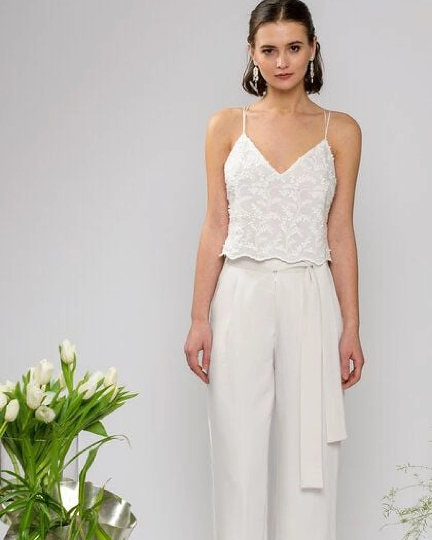 Atelier SNOW Braut-Trägertop Lily – Ansicht 4