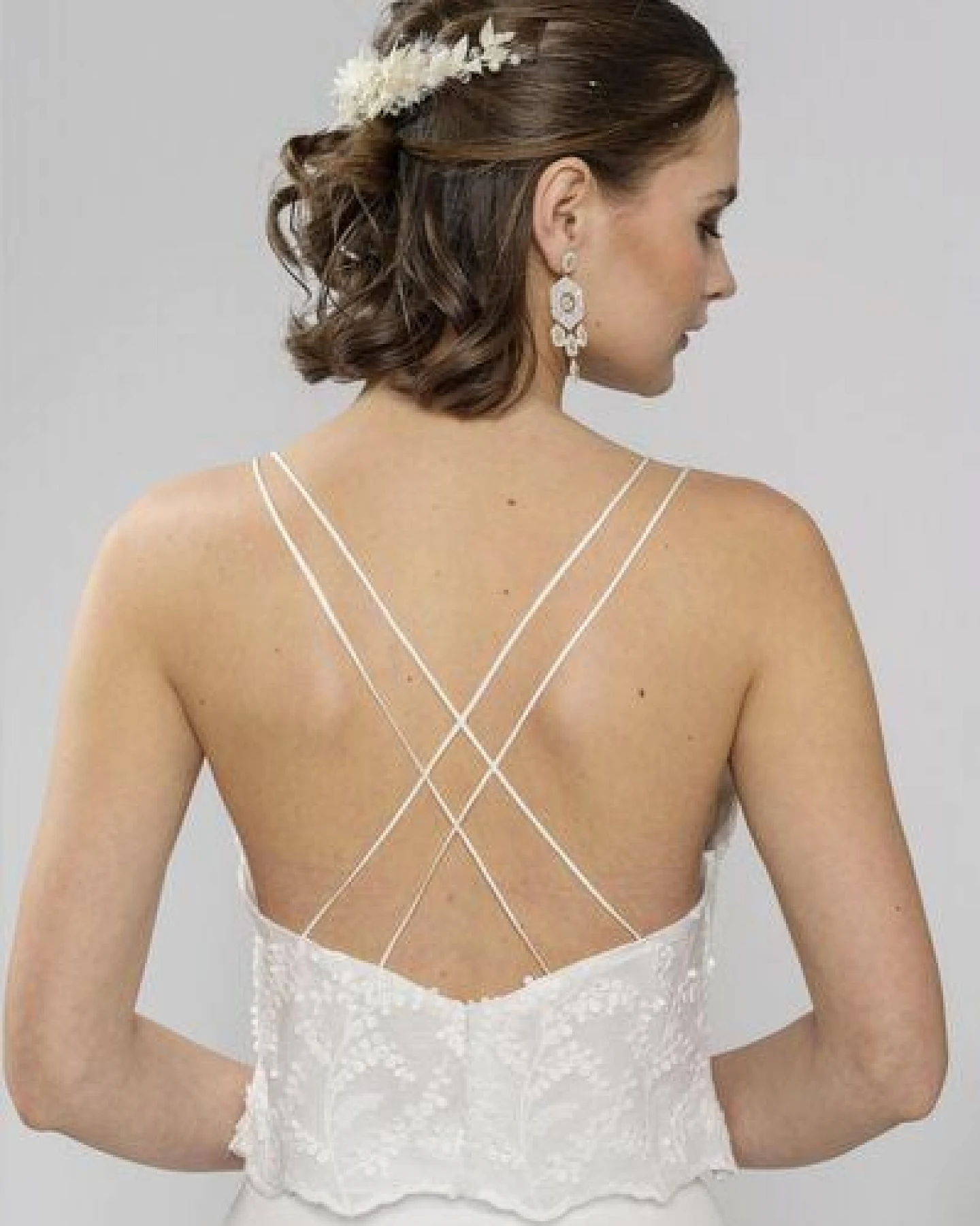 Atelier SNOW Braut-Trägertop Lily – Ansicht 2