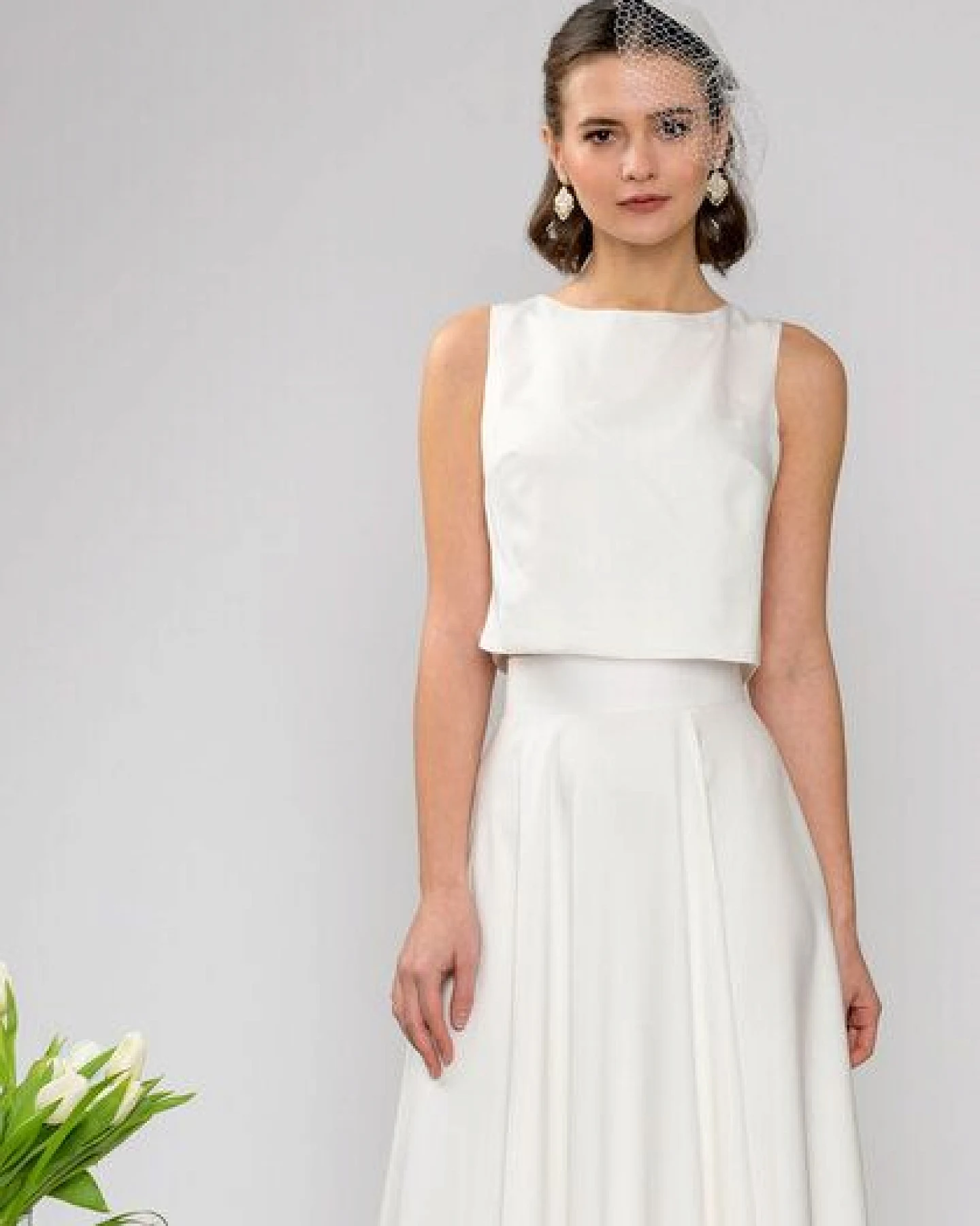 Atelier SNOW Brauttop Freesia – Ansicht 2