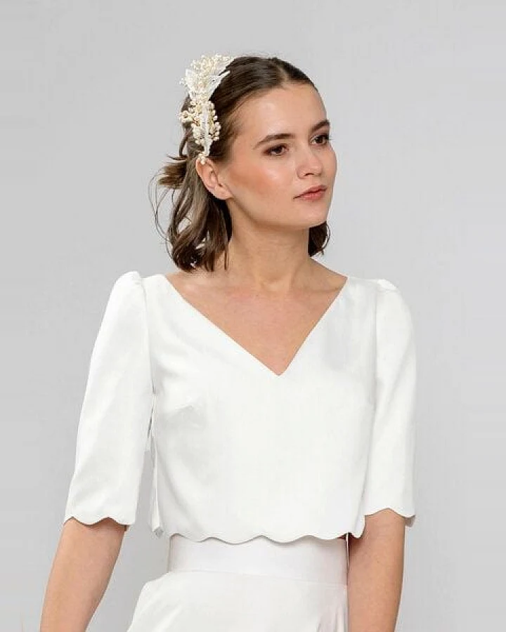 Atelier SNOW Brauttop Peony