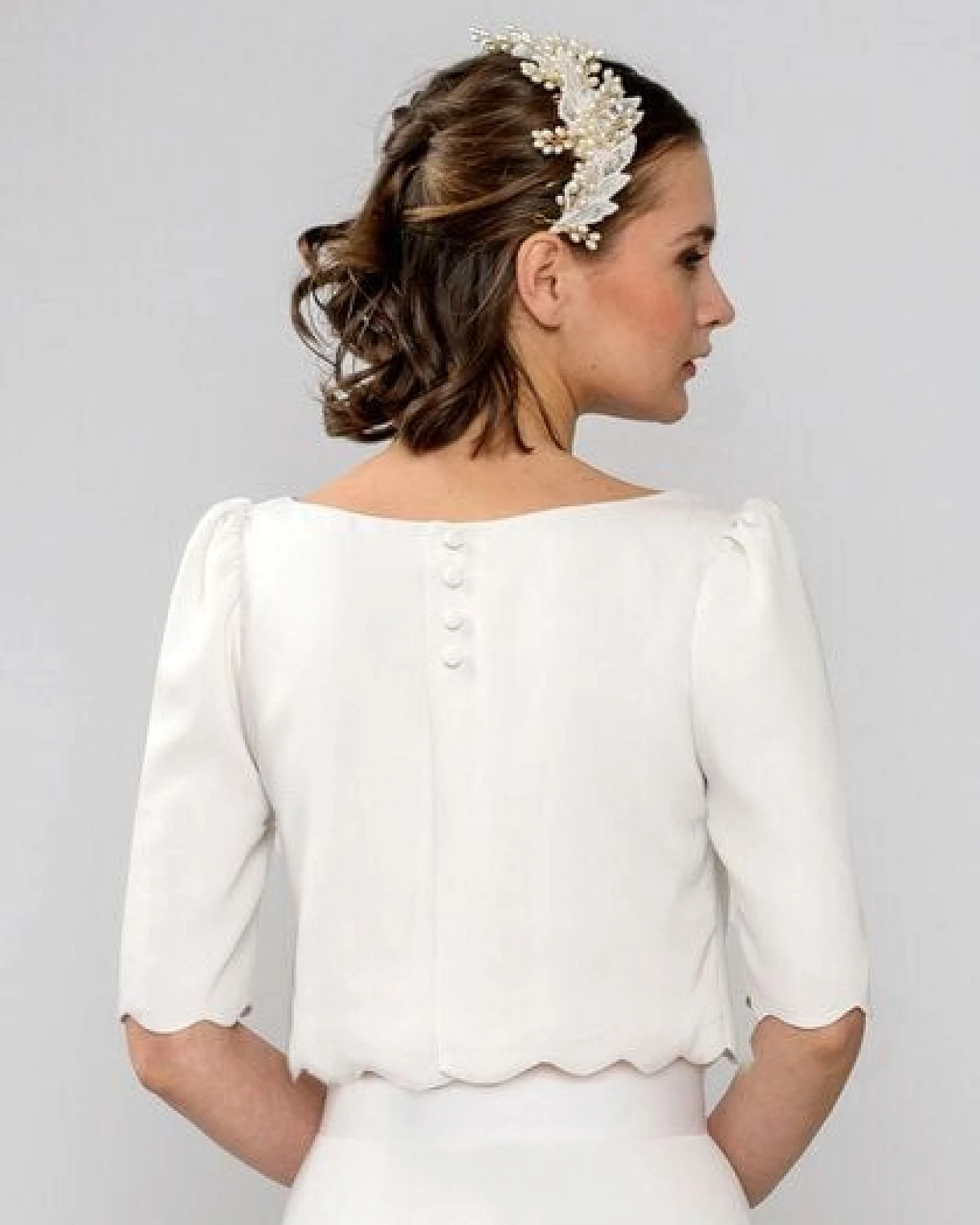 Atelier SNOW Brauttop Peony – Ansicht 2