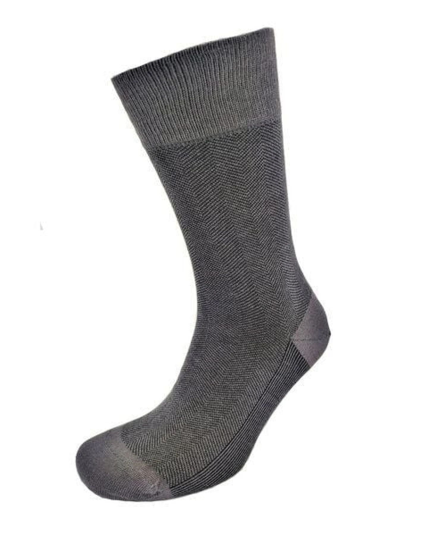 BLS Organic 2er Pack GOTS zertifiziert 98 % Bio-Baumwolle Zickzack-Muster Herren Socken – Ansicht 2