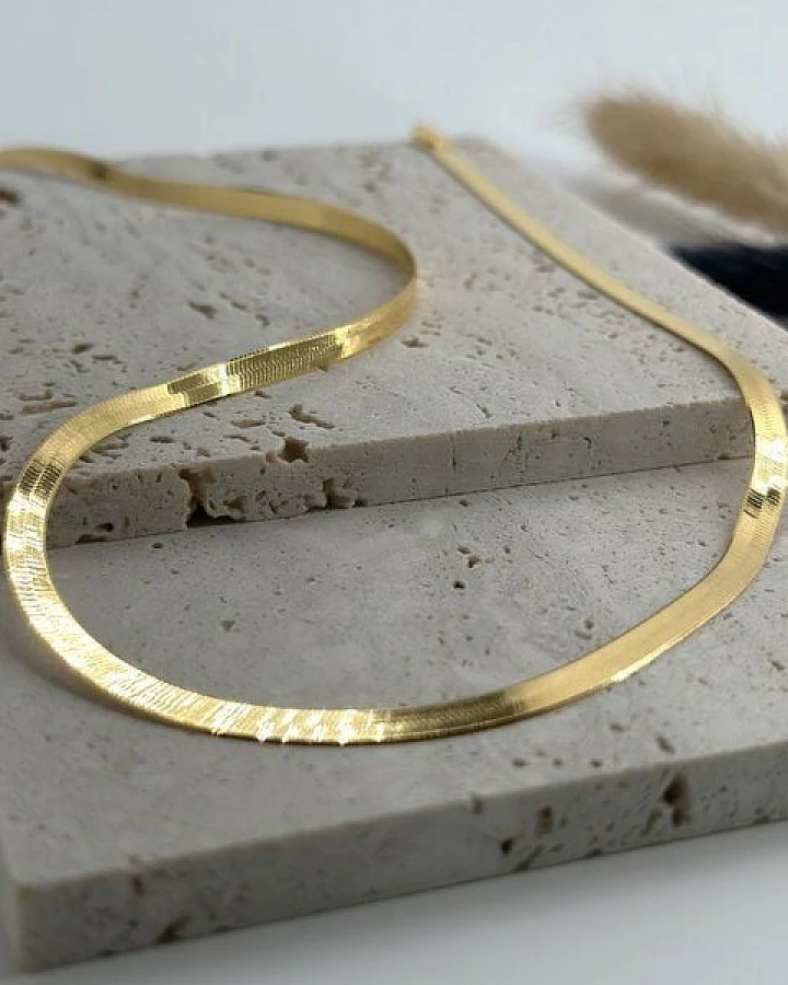 MOANINA Kette Sassari - 925 Silber/18k Gold Vermeil