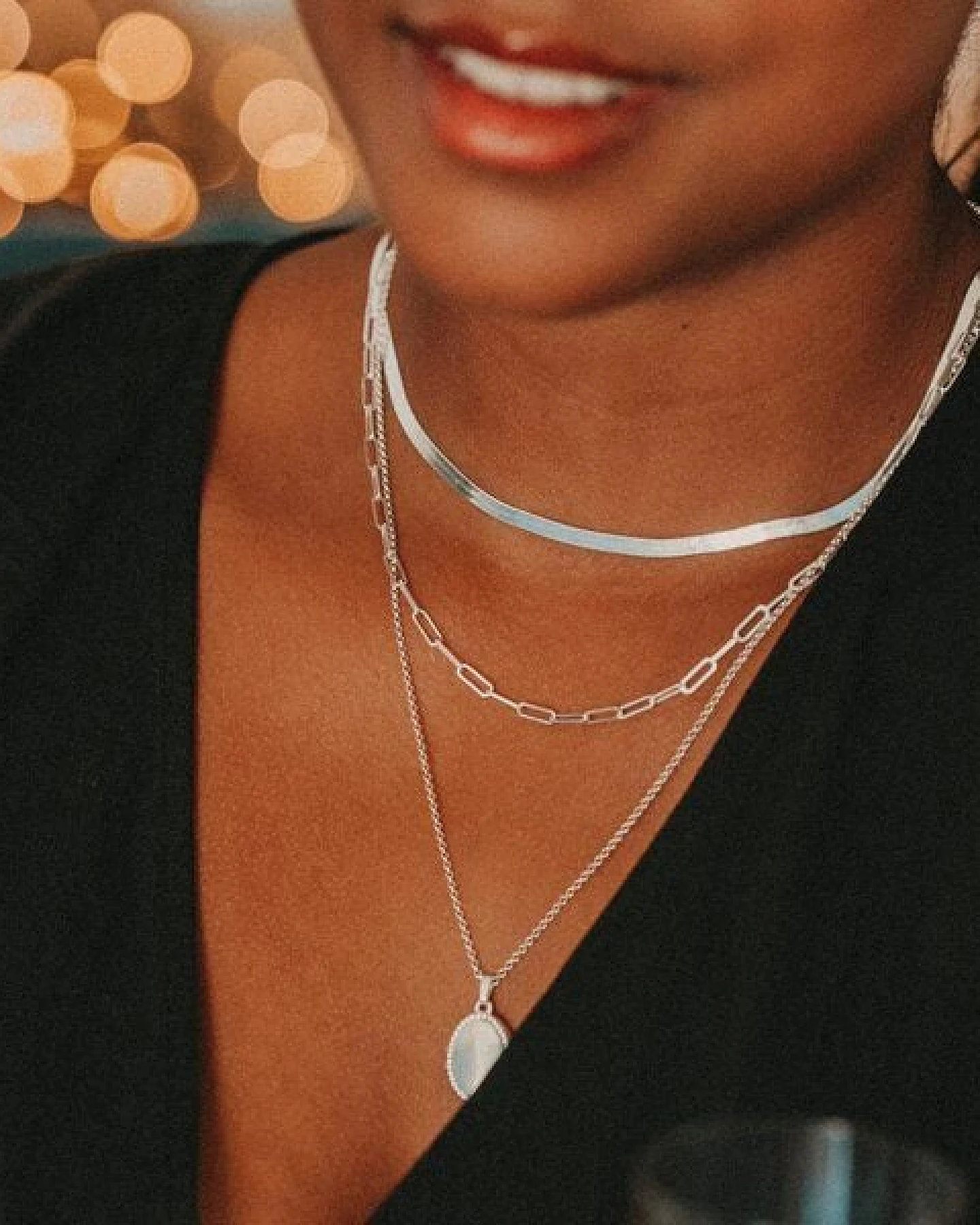MOANINA Kette Ponza - 925 Silber/18k Gold Vermeil – Ansicht 3