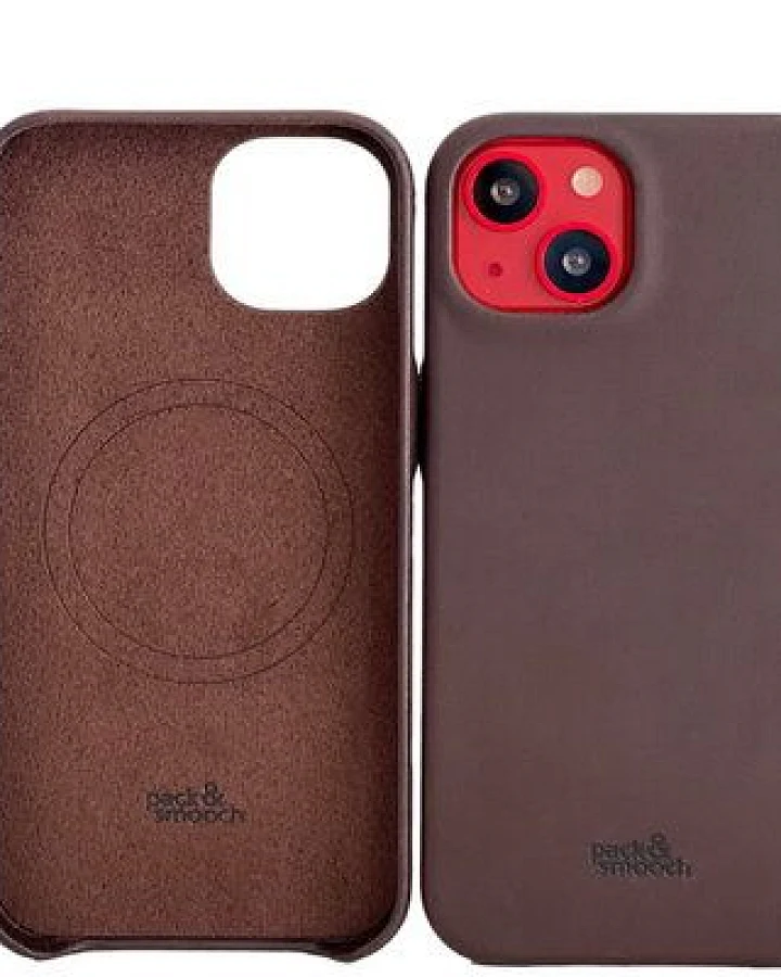 Pack & Smooch iPhone 14 Backcover Hülle aus vegetabil gegerbtem Leder