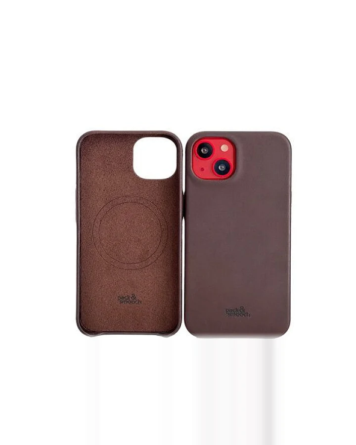 Pack & Smooch iPhone 14 Backcover Hülle aus vegetabil gegerbtem Leder