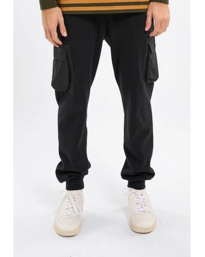 KnowledgeCotton Apparel Jogginghose UTILITY mit Taschen aus Bio-Baumwolle