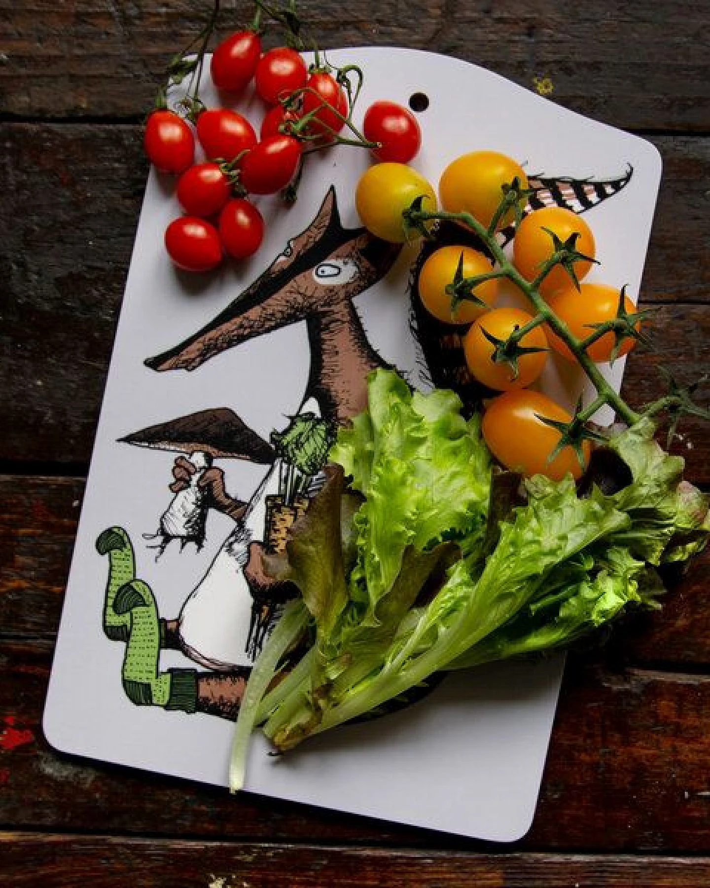Cmig Servierbrett Duchs für Vegetarier :) – Ansicht 2