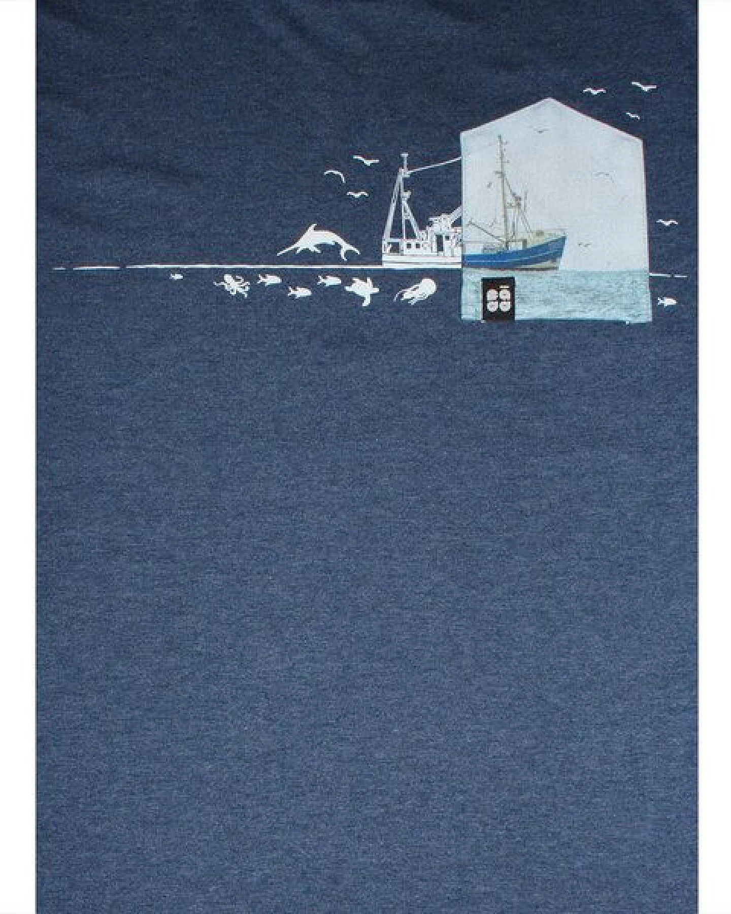 FÄDD Herren T-Shirt Rundhals aus Bio-Baumwolle "Fischernteboot" – Ansicht 3