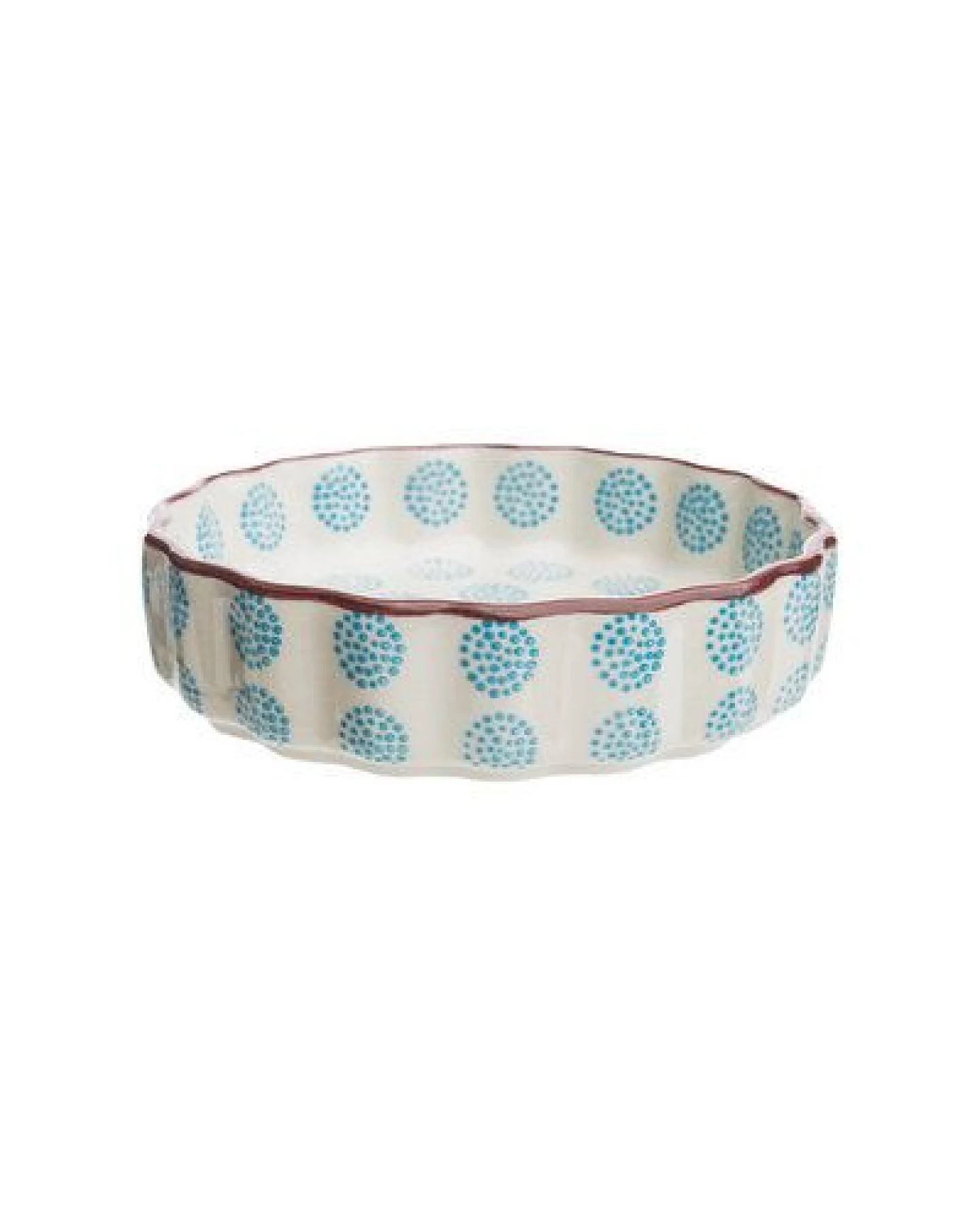TRANQUILLO Tarteletteform RETRO 11 cm aus Steinzeug mit Muster (POR560, POR561, POR562, POR563, POR564, POR565, POR673, POR671) – Ansicht 2