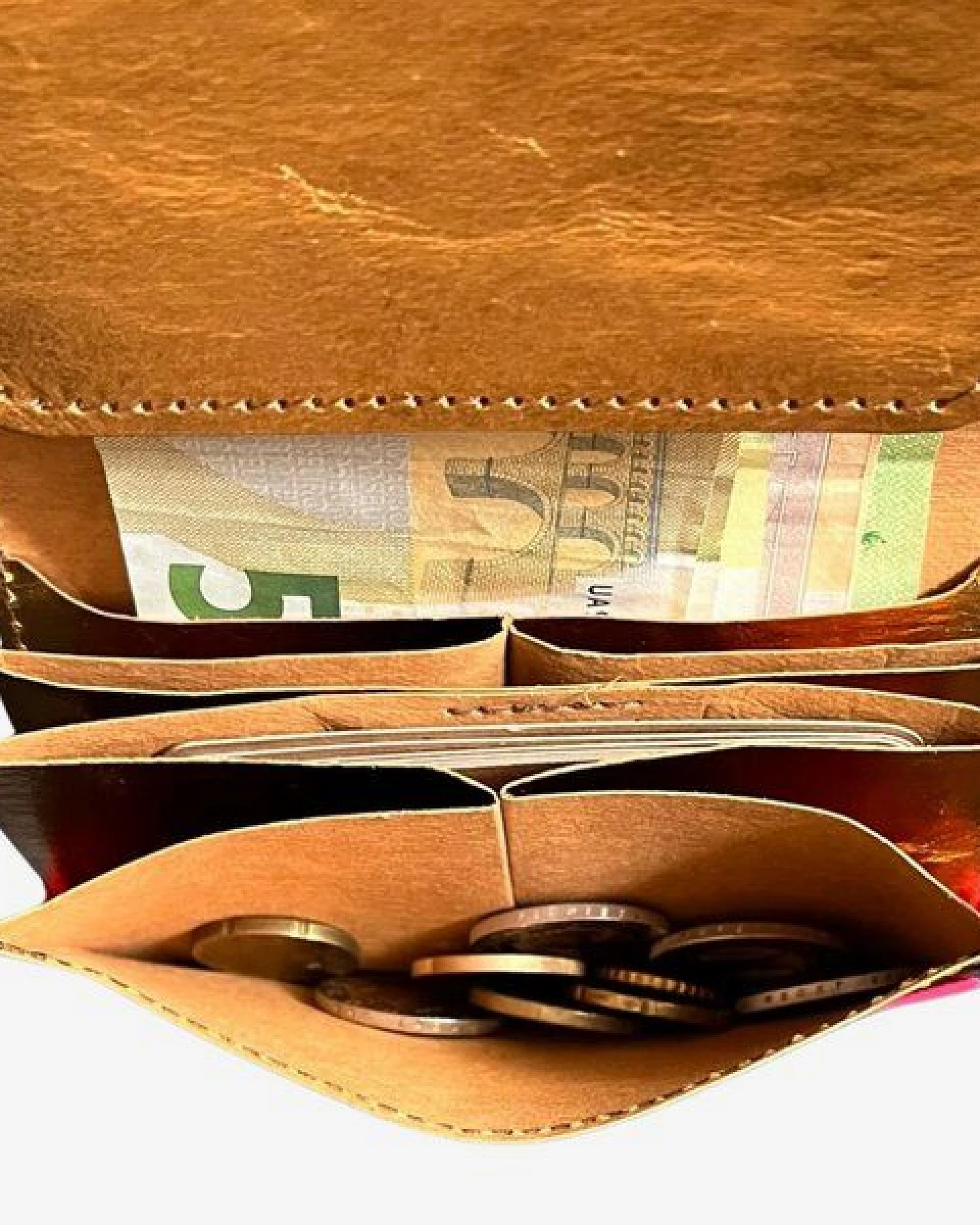 ANDERS & KOMISCH Veganes Portemonnaie mittelgroß – Gold – A&K KOMPAKT – Ansicht 2