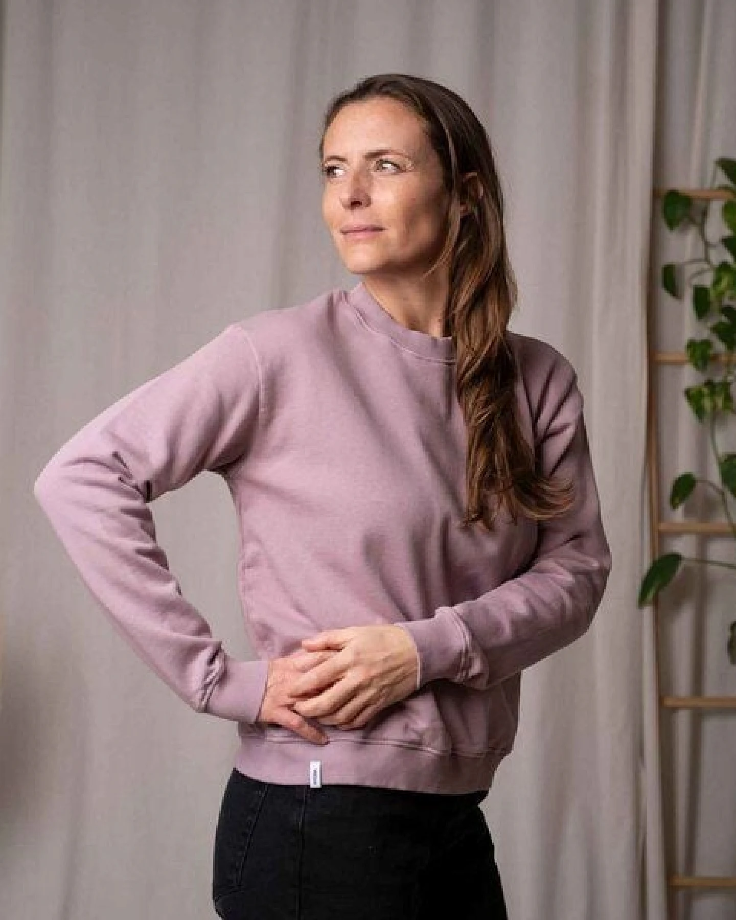 Vresh Clothing Vrancesca - Sweater aus Biobaumwolle – Ansicht 2
