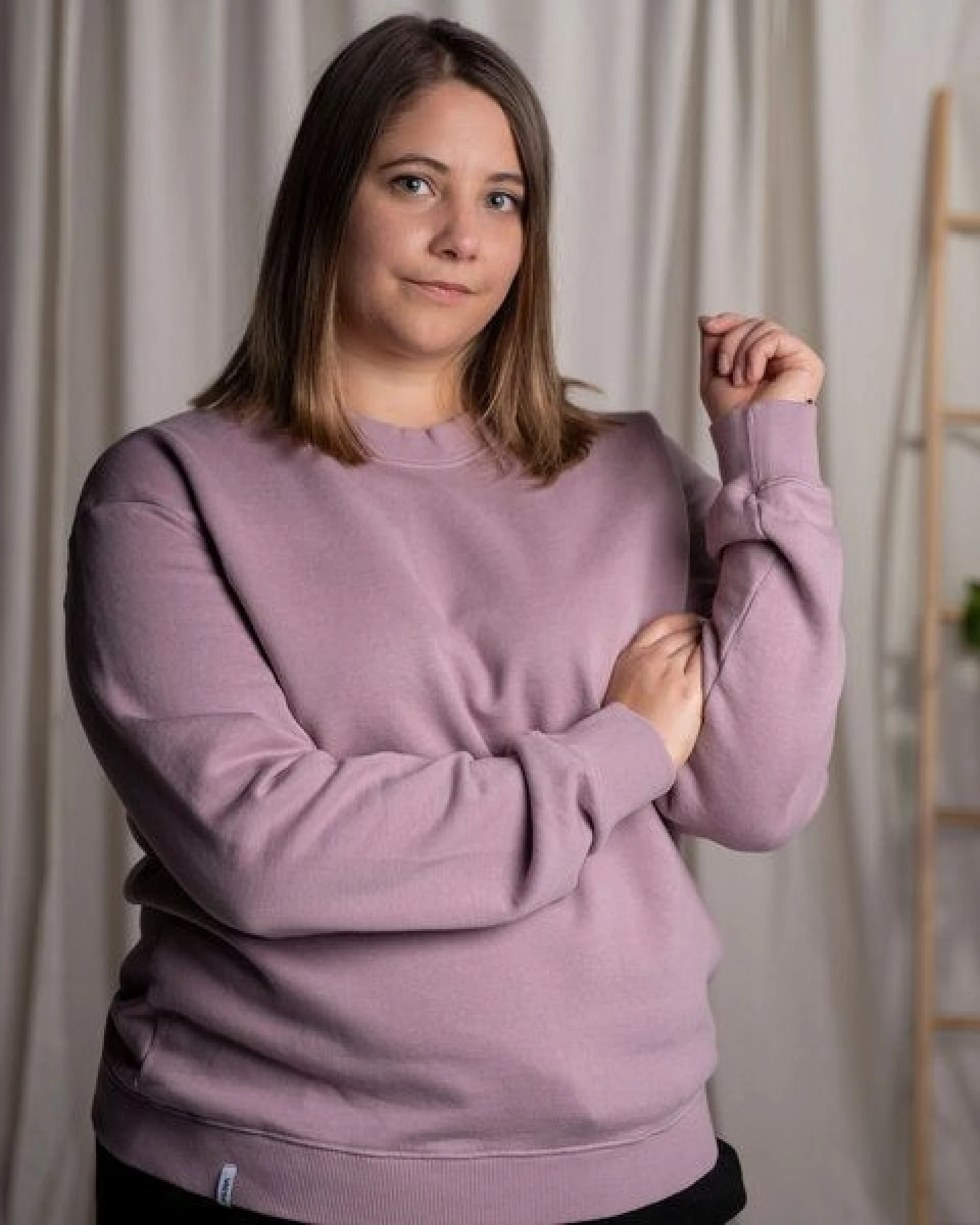 Vresh Clothing Vrancesca - Sweater aus Biobaumwolle – Ansicht 3