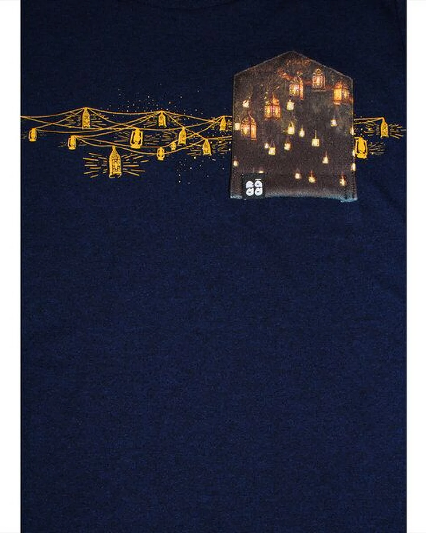 FÄDD Damen T-Shirt Rundhals aus Bio-Baumwolle "Alle Lampen an BT" Blau – Ansicht 2