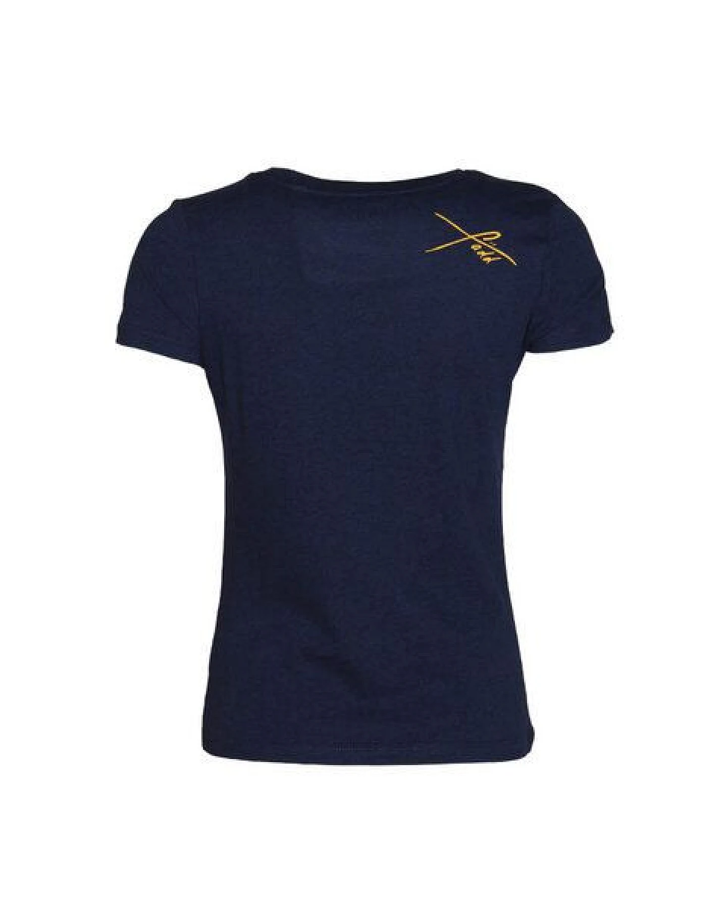 FÄDD Damen T-Shirt Rundhals aus Bio-Baumwolle "Alle Lampen an BT" Blau – Ansicht 3