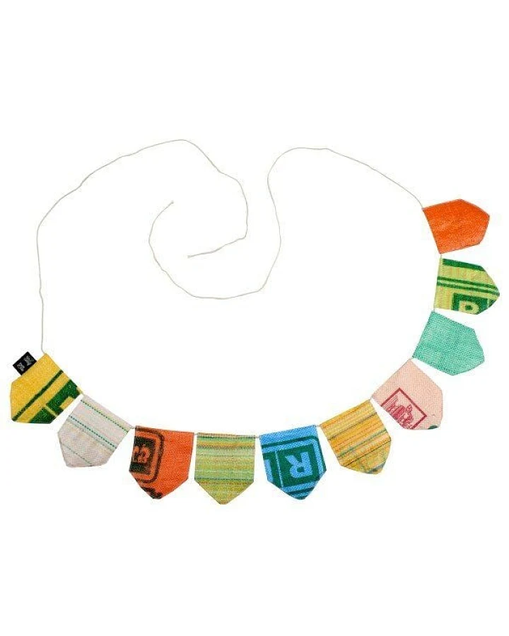 Fair Zone Wimpelkette Upcycling Girlande