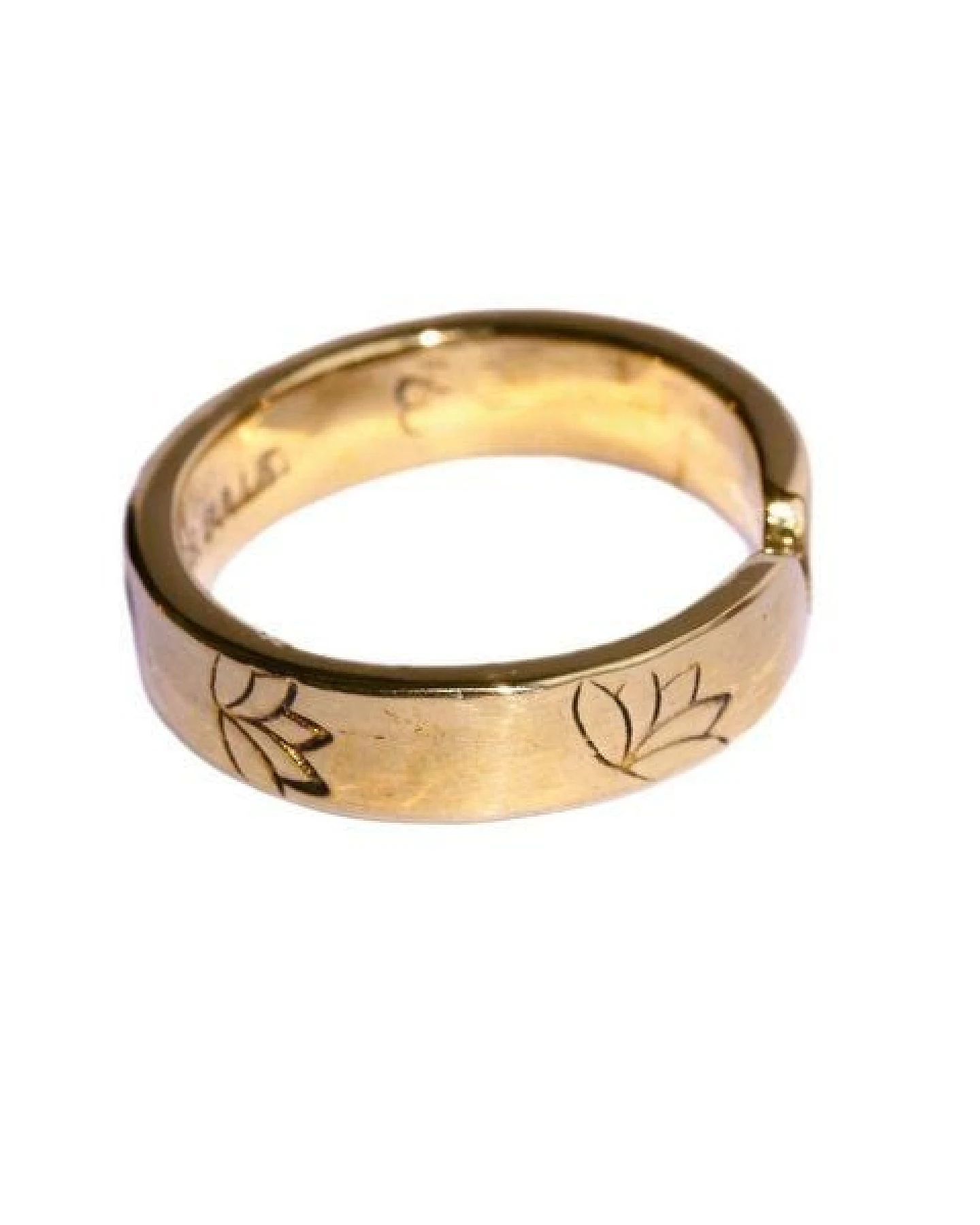 Schönes aus Indochina Upcycling Ring Messing – Ansicht 2