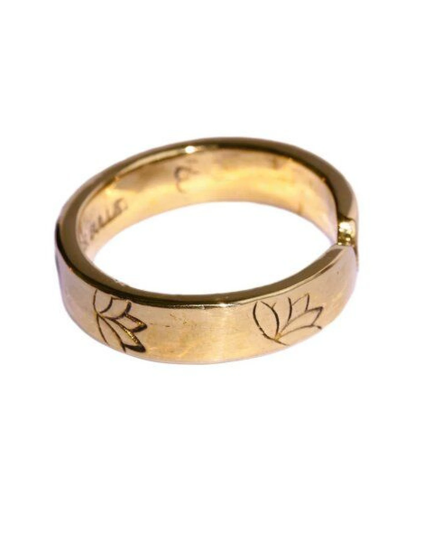 Schönes aus Indochina Upcycling Ring Messing – Ansicht 2