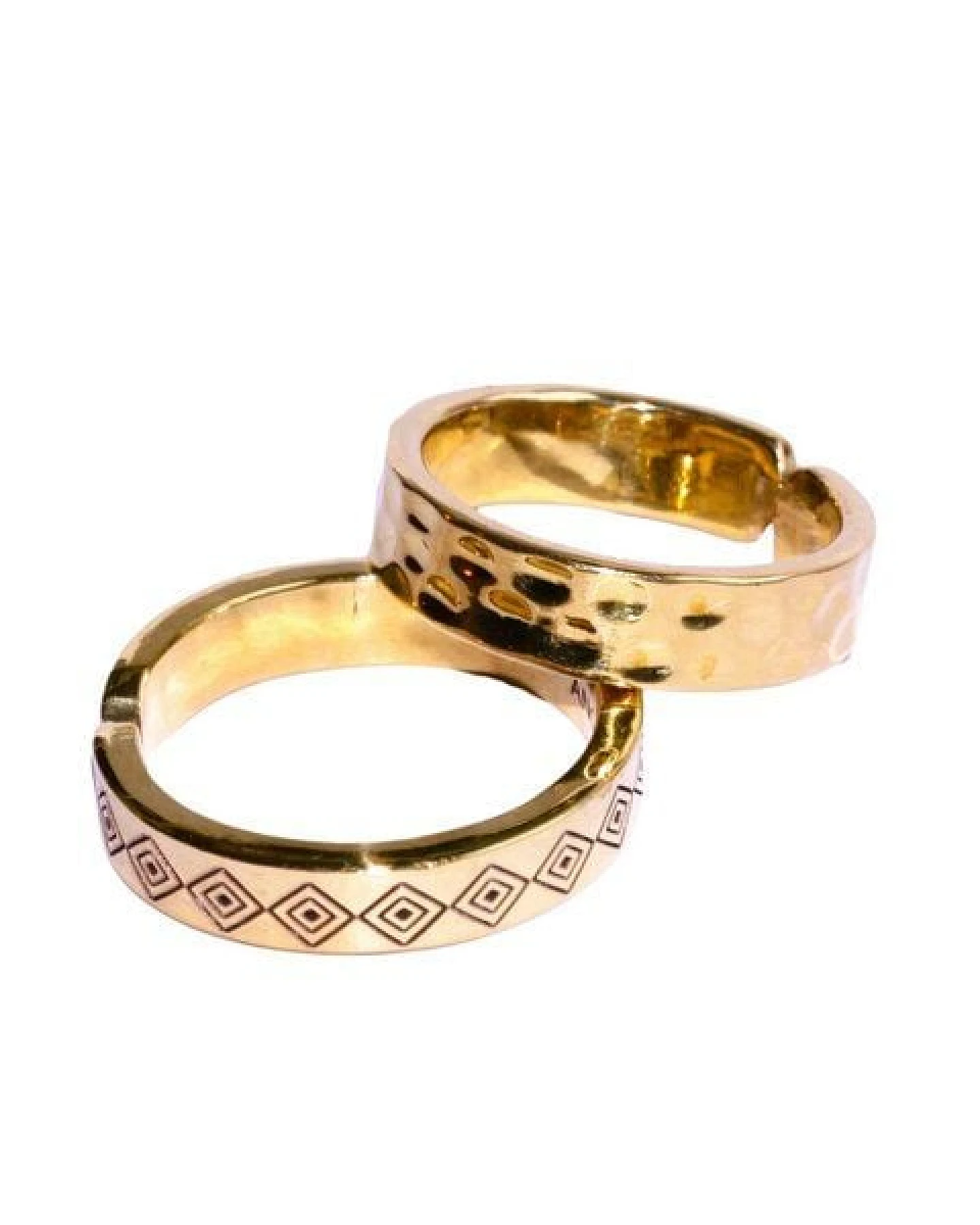 Schönes aus Indochina Upcycling Ring Messing – Ansicht 4