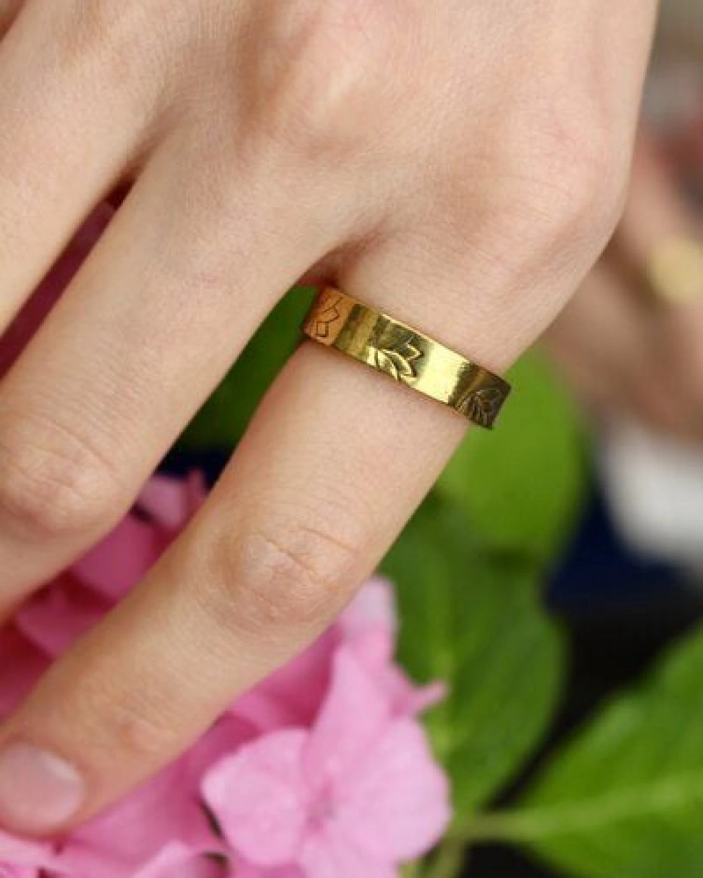 Schönes aus Indochina Upcycling Ring Messing – Ansicht 4