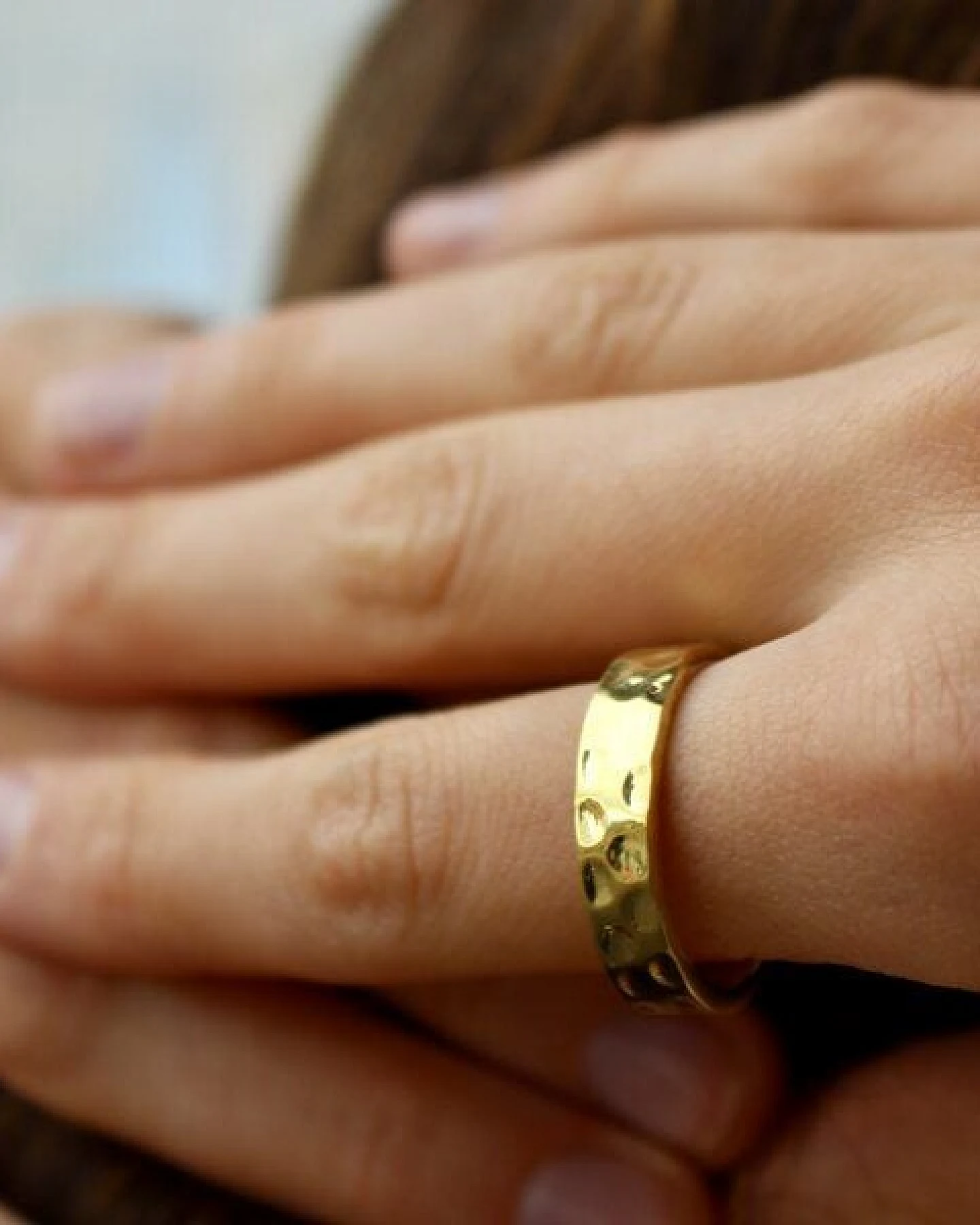 Schönes aus Indochina Upcycling Ring Messing – Ansicht 2