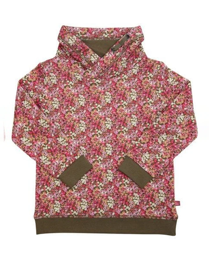 Enfant Terrible Mädchen Sweatshirt mit Stehkragen reine Bio-Baumwolle