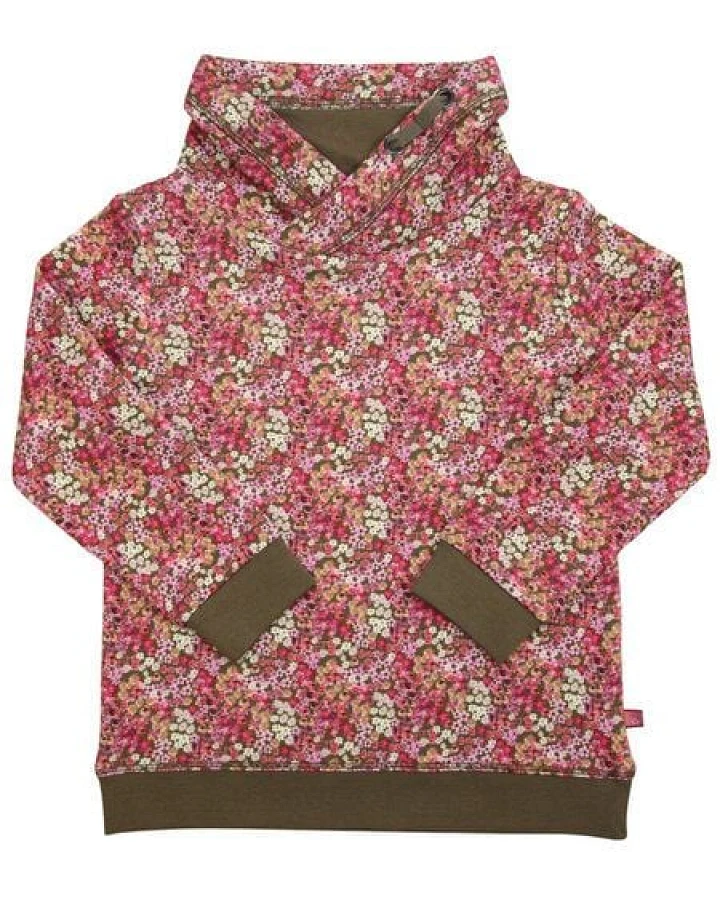 Enfant Terrible Mädchen Sweatshirt mit Stehkragen reine Bio-Baumwolle