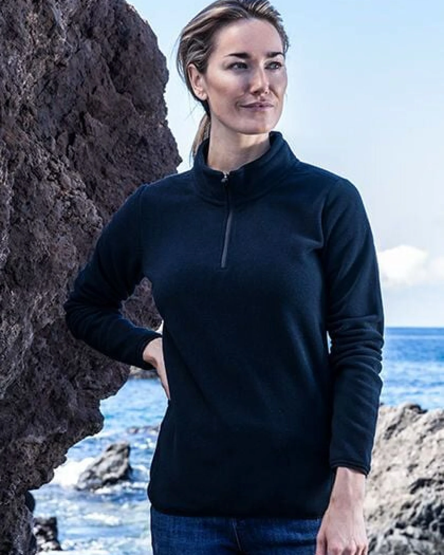 Promodoro Women´s Recycled Fleecepullover bis 3XL – Ansicht 2