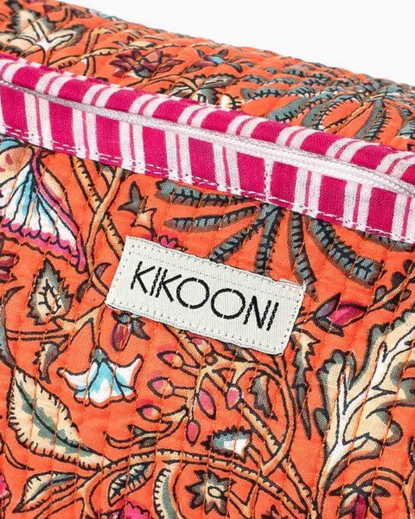 KIKOONI Kosmetiktasche "orange palm" – Ansicht 4