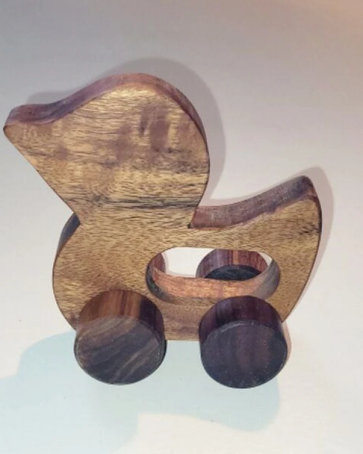 BAGHI Rollspielzeug aus upcycling Akazienholz