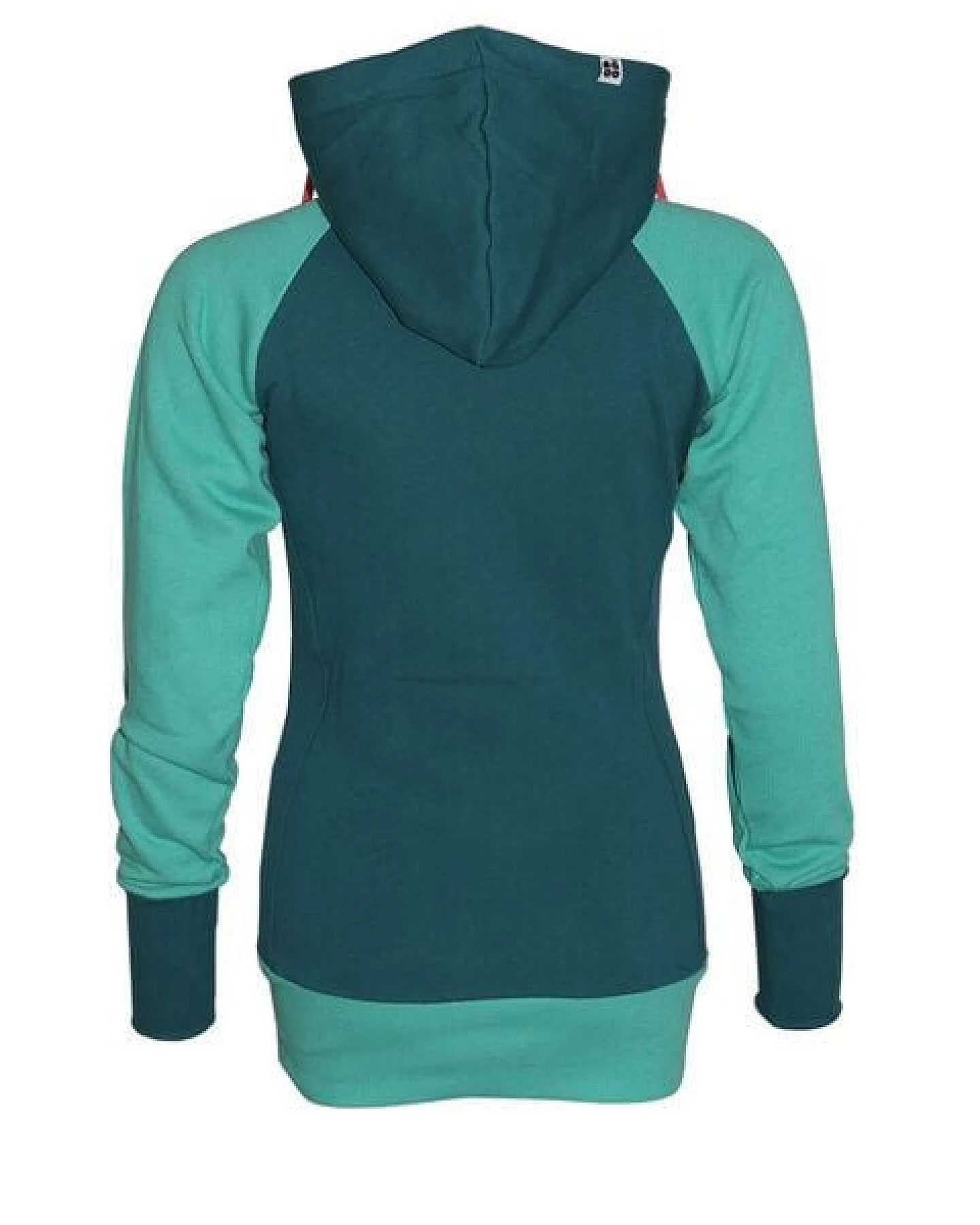 FÄDD Damen Sweatjacke Hoodie aus Bio-Baumwolle "Troijer Z Heimat" Grün – Ansicht 3