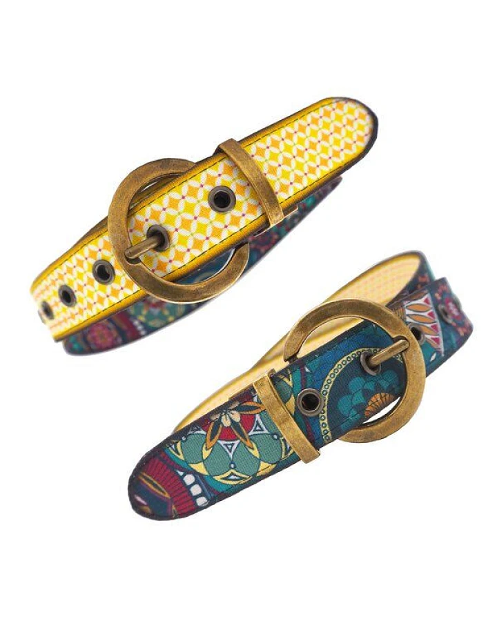 Seegarn - Gürtel / Wendegürtel 'SeeStern' 3cm