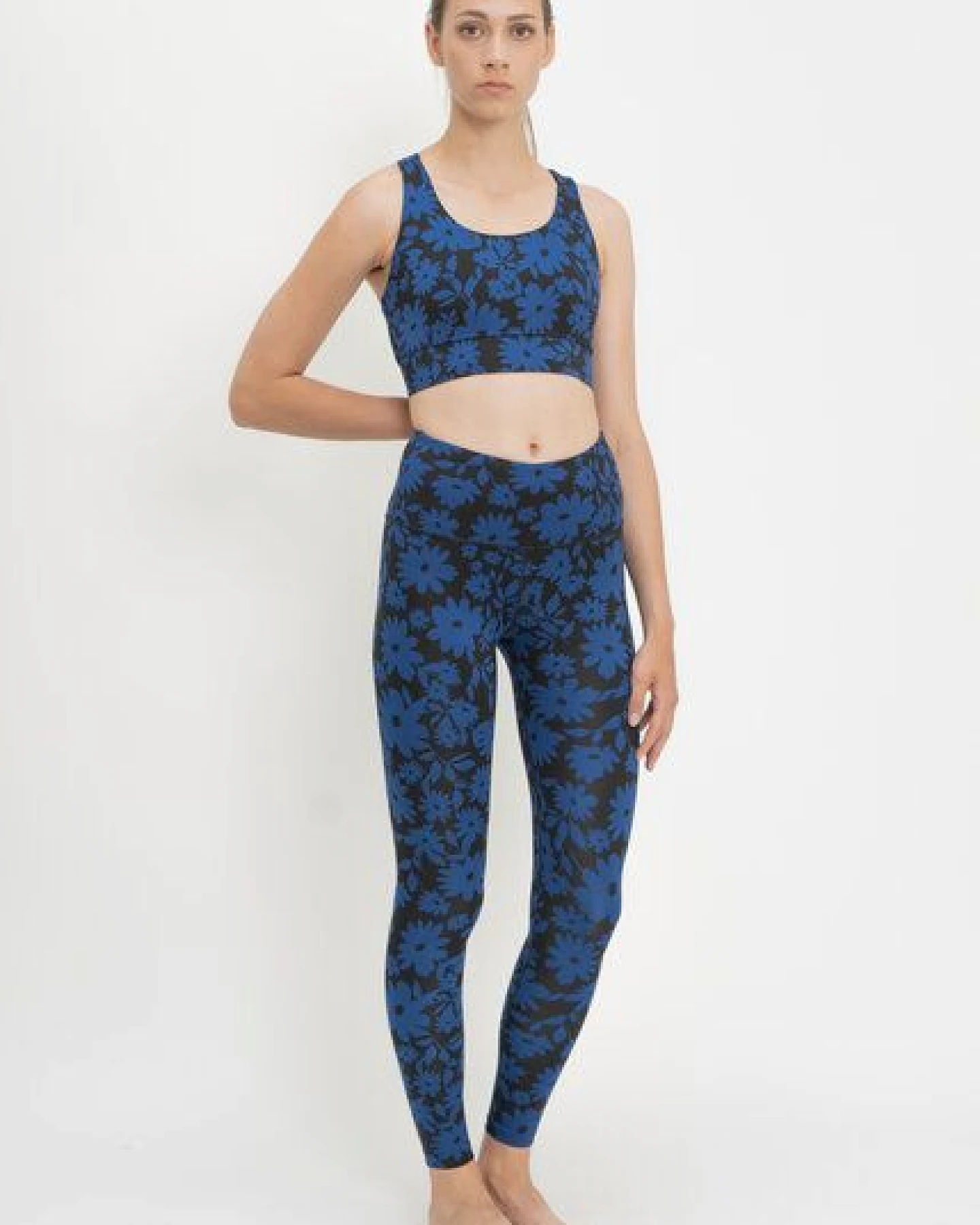boochen Sport BH Ubud - Top mit Blumenprint – Ansicht 3