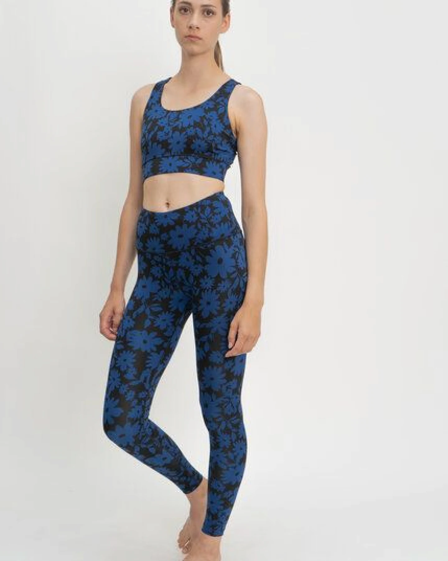 boochen Sport BH Ubud - Top mit Blumenprint – Ansicht 2