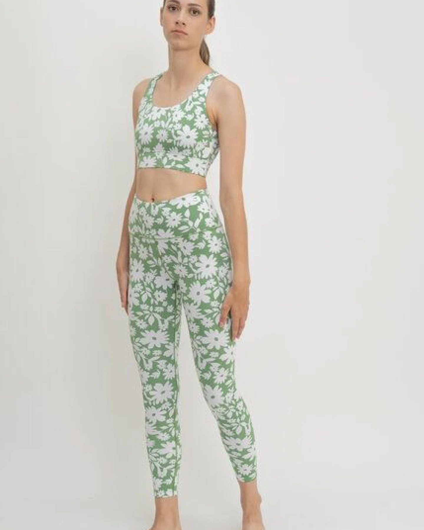 boochen Sport BH Ubud - Top mit Blumenprint – Ansicht 2