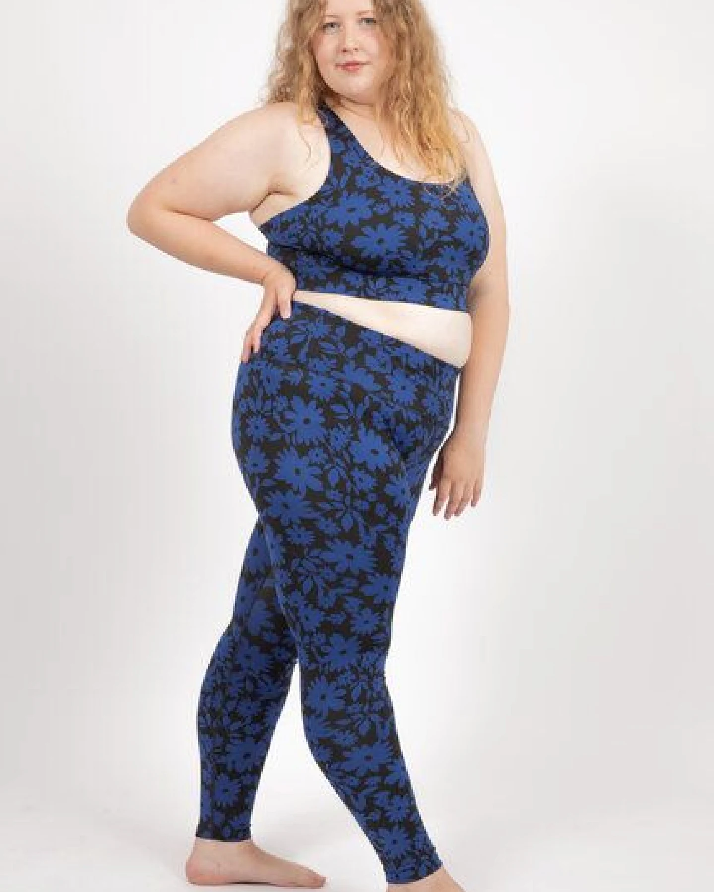 boochen Surf & Yoga Highwaist Leggings mit Moonflower Print – Ansicht 4
