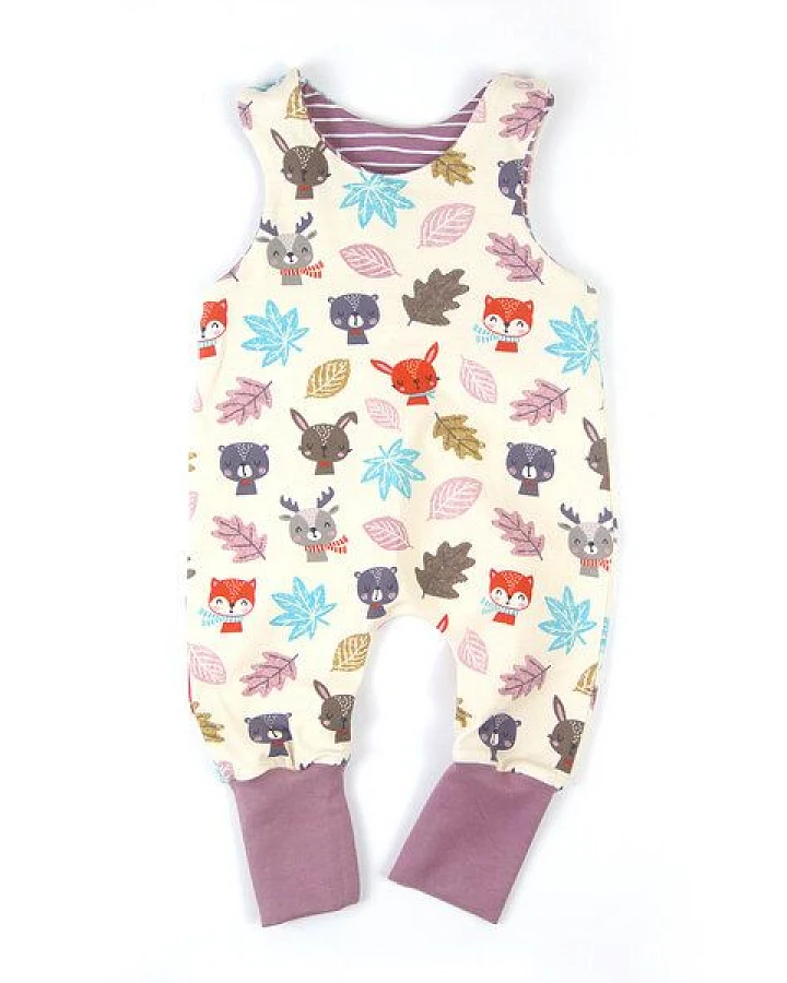Sternchenwolke BIO Strampler "Woodland"