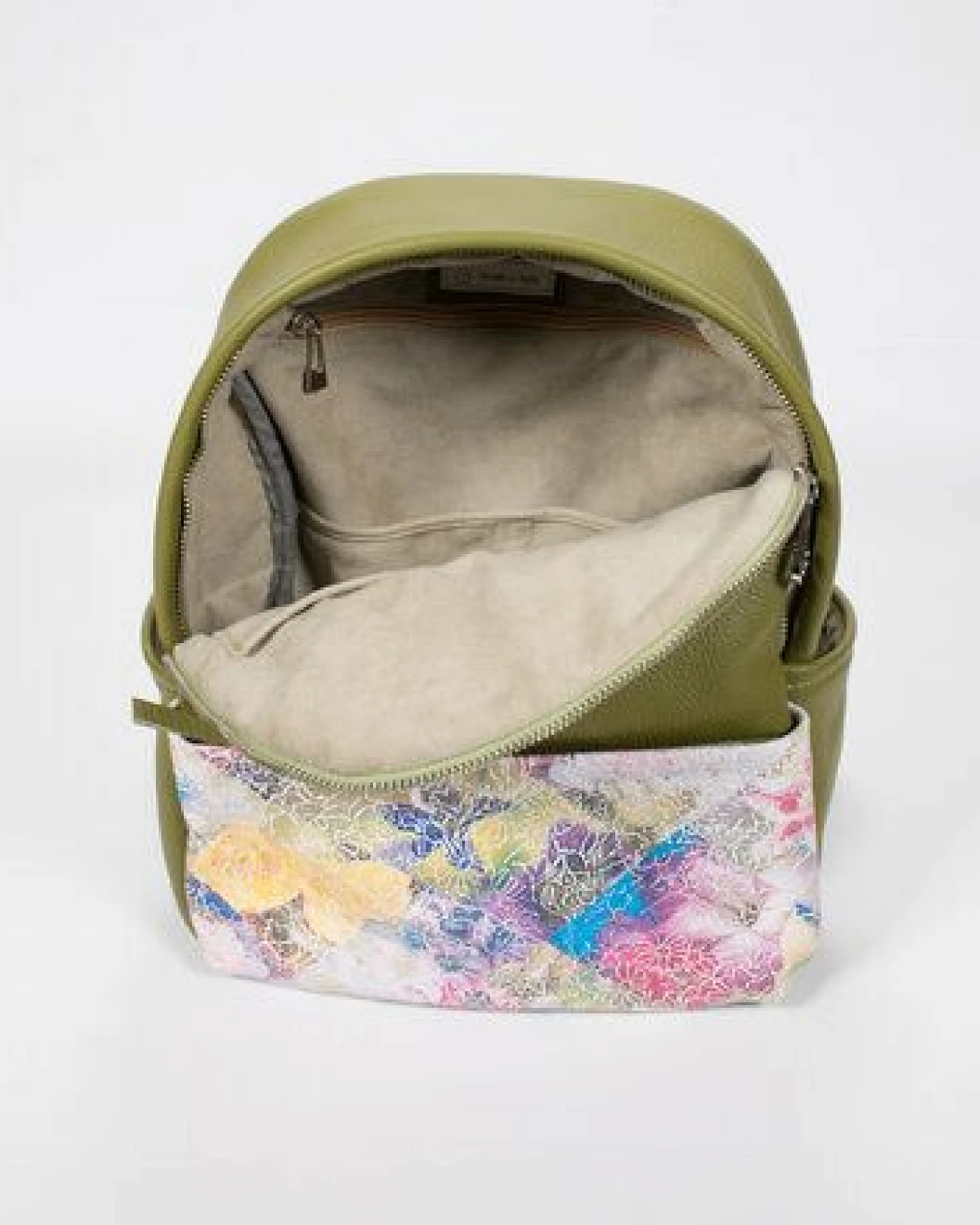 Ritagli di G Damen Leder Rucksack ALINA - 100% Made in Italy – Ansicht 4