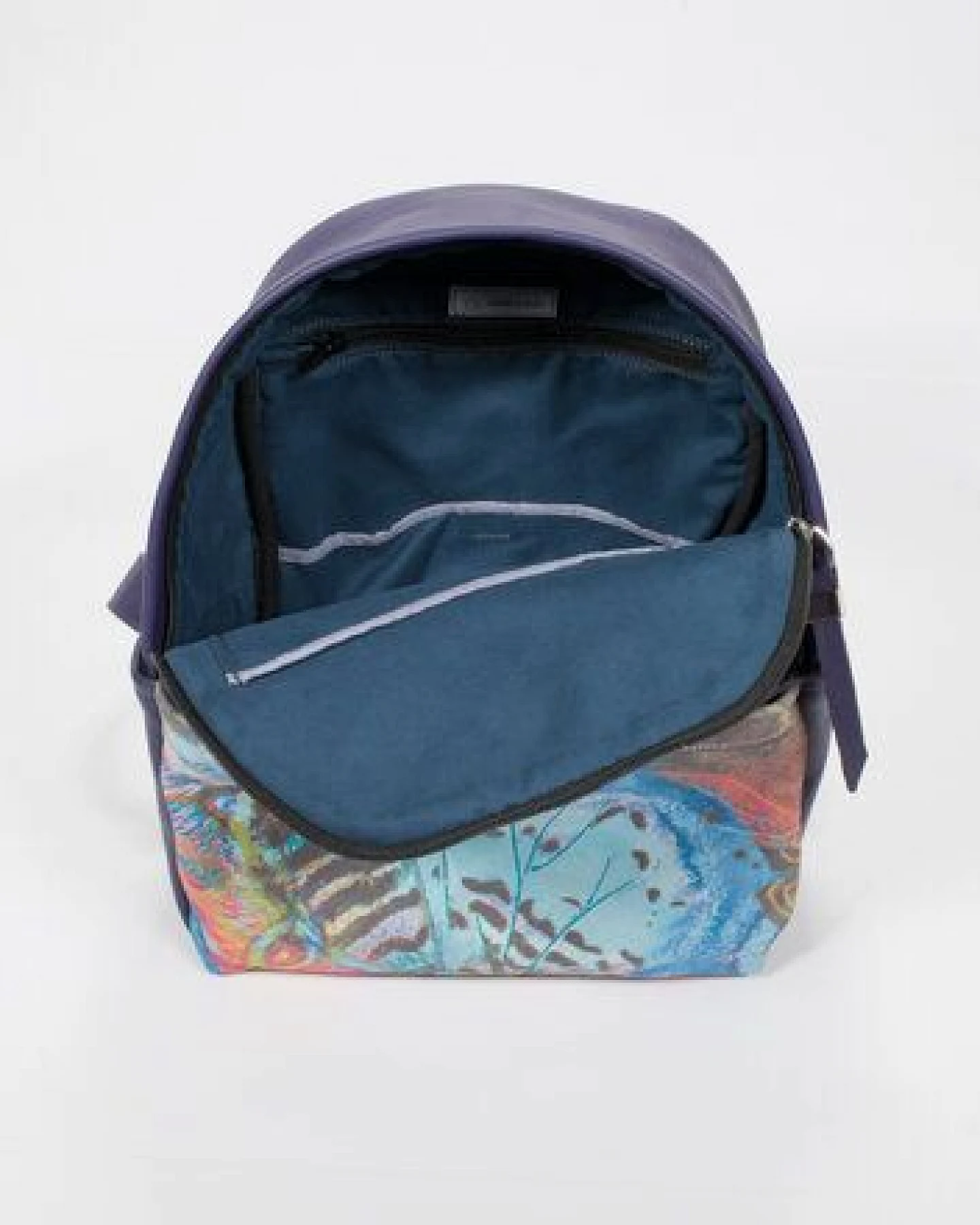 Ritagli di G Damen Leder Rucksack ALINA - 100% Made in Italy – Ansicht 4
