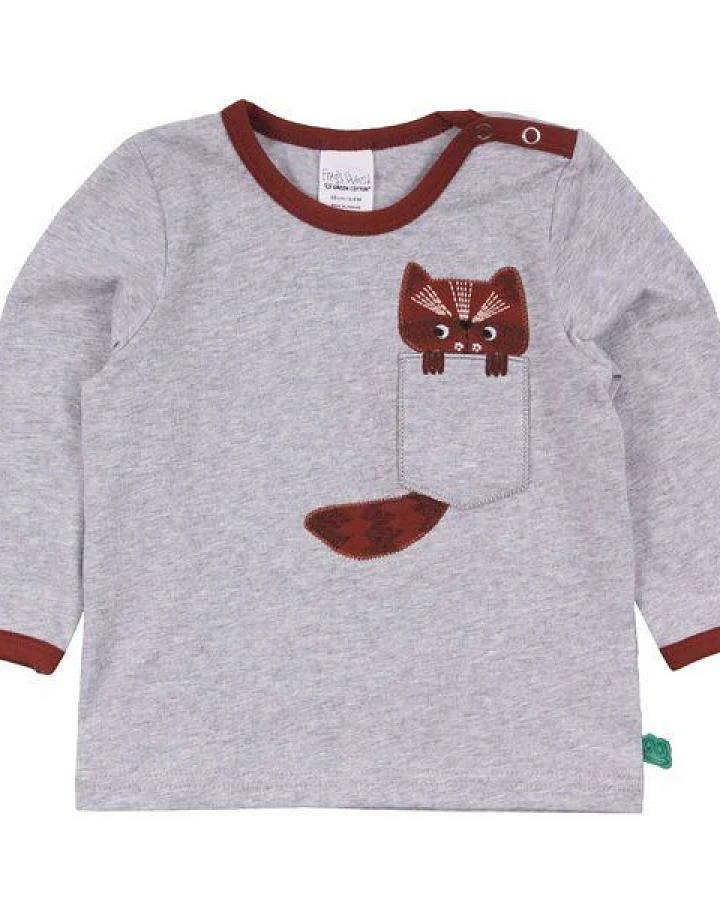 Fred's World by Green Cotton "Green Cotton" T-Shirt Waschbär