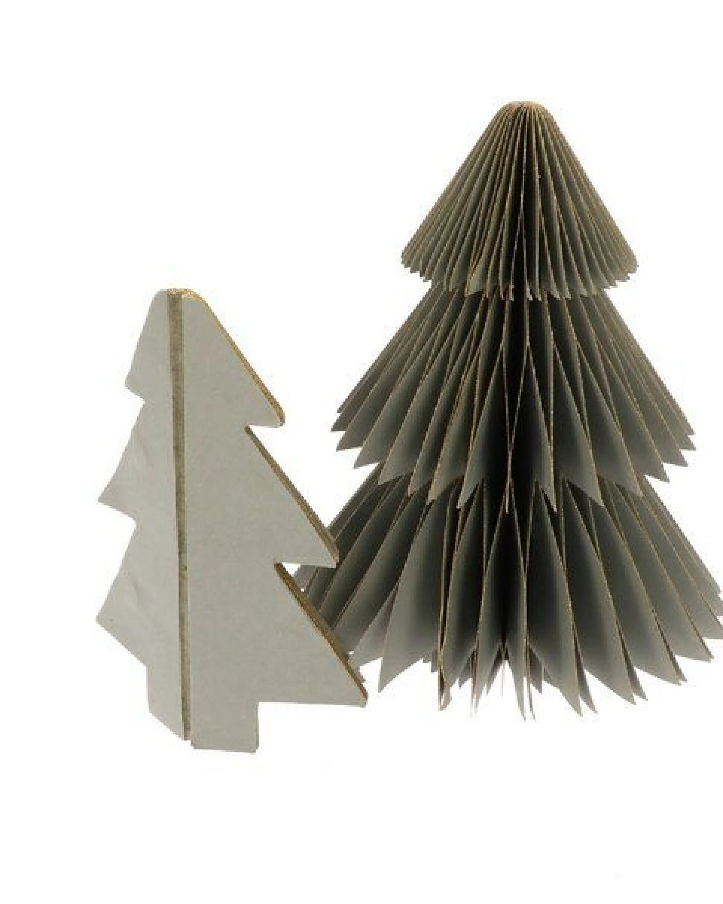 MoreThanHip Dekorative Papier-Weihnachtsbäume (2er-Set) - Picea – Ansicht 3