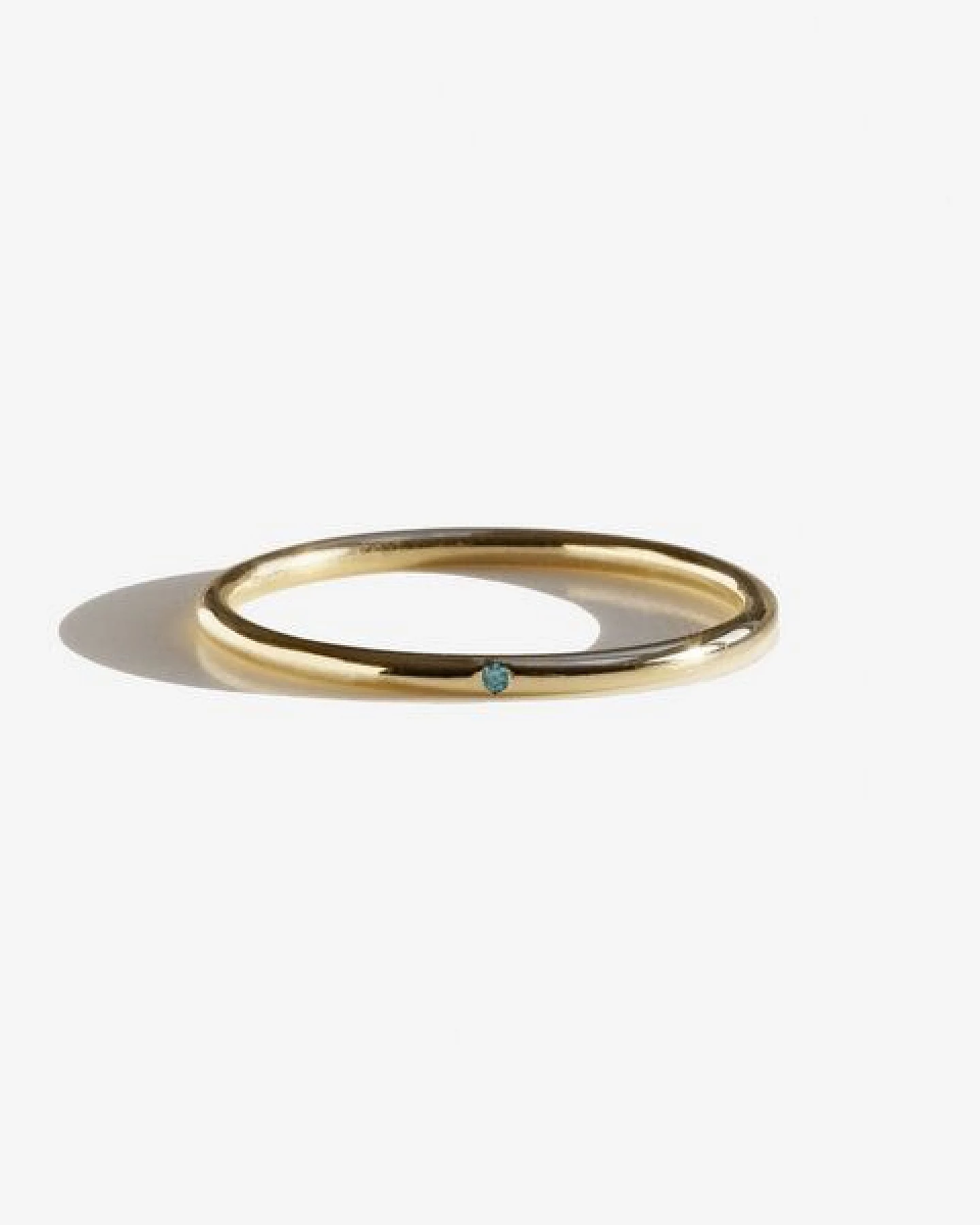 Jonathan Radetz Jewellery Ring REMEMBER, Gold 585, 14 karat, farbiger Diamant, Größe 48 - 60, Handmade – Ansicht 2