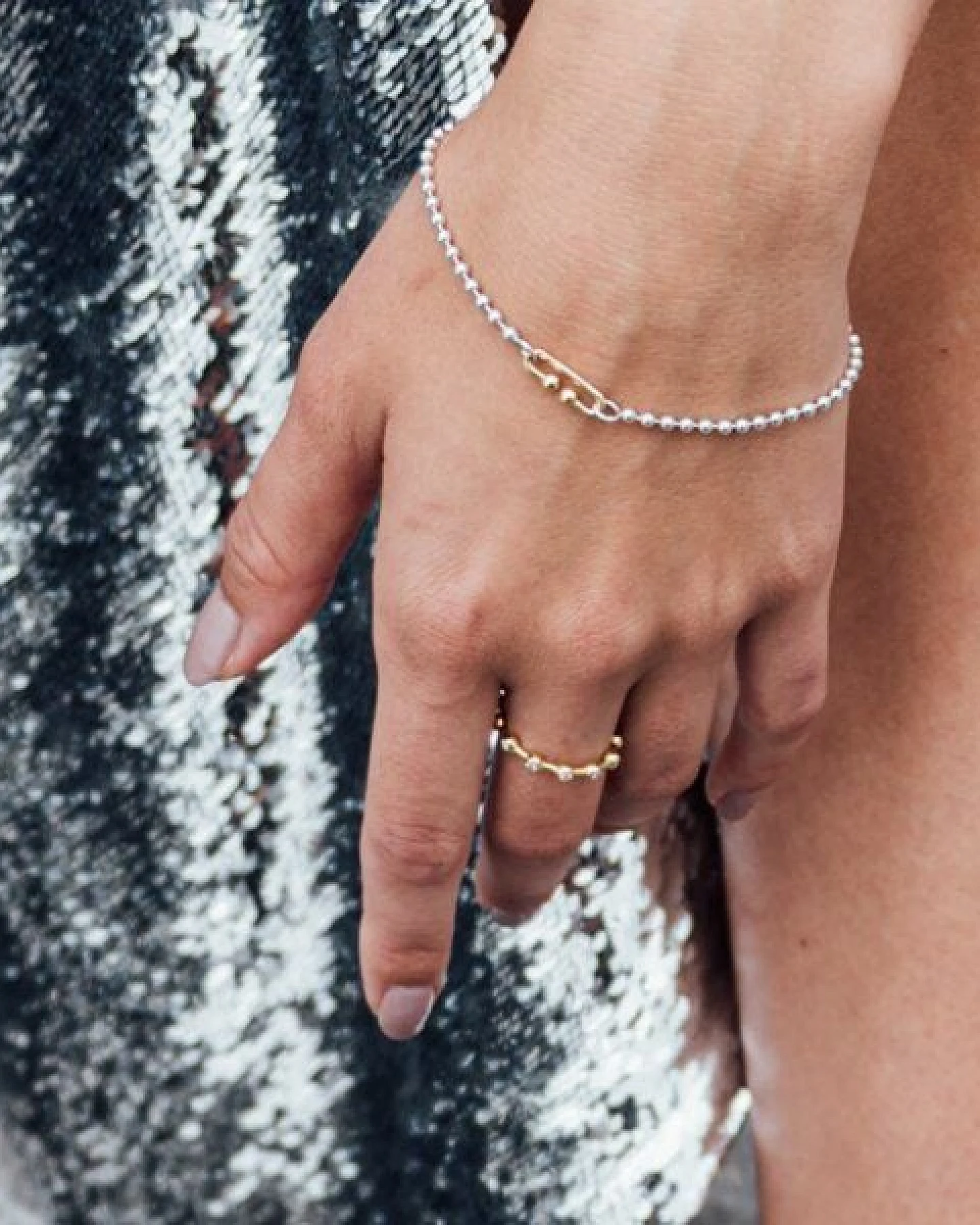 Maren Jewellery Milkyway Kugelarmband Silber – Ansicht 3