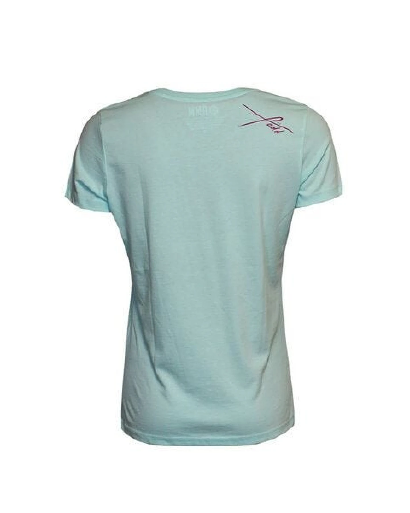 Damen T-Shirt Rundhals aus Bio-Baumwolle "Flamone" Blau von Fädd – Ansicht 3