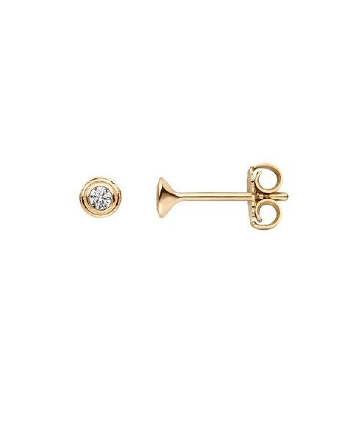 Maren Jewellery Drops of Memories Ohrring 18 Karat Gold & im Labor Diamanten