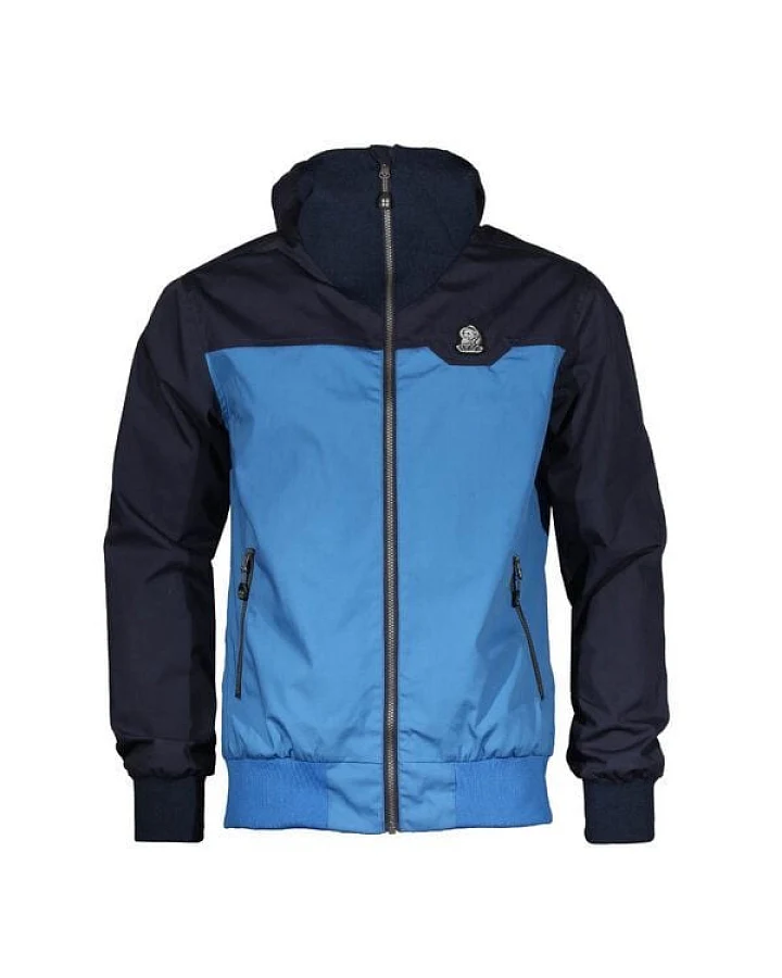 FÄDD Herren Jacke Hoodie Zipper Windbreaker "Troijer WK Heimat" Blau