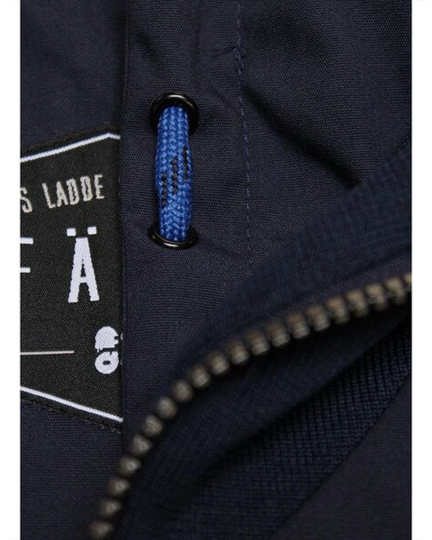 FÄDD Herren Jacke Hoodie Zipper Windbreaker "Troijer WK Heimat" Blau – Ansicht 4