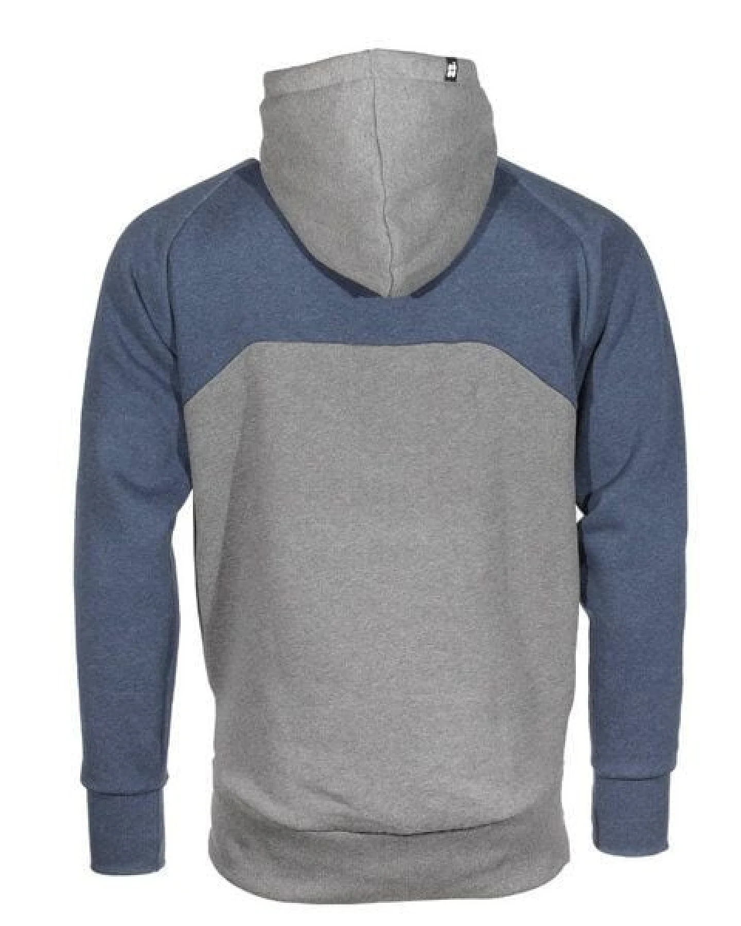 FÄDD Unisex 1/4 Sweatjacke aus Bio-Baumwolle "Troijer VZ Heimat" Grau Navy – Ansicht 4