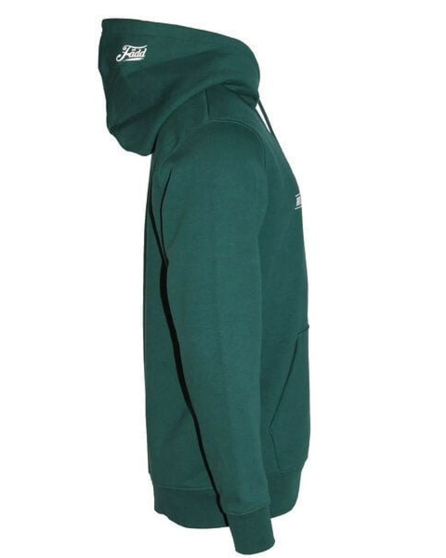 FÄDD Herren Sweatshirt Hoodie aus Bio-Baumwolle "Kutter Klub" Dunkelgrün – Ansicht 4